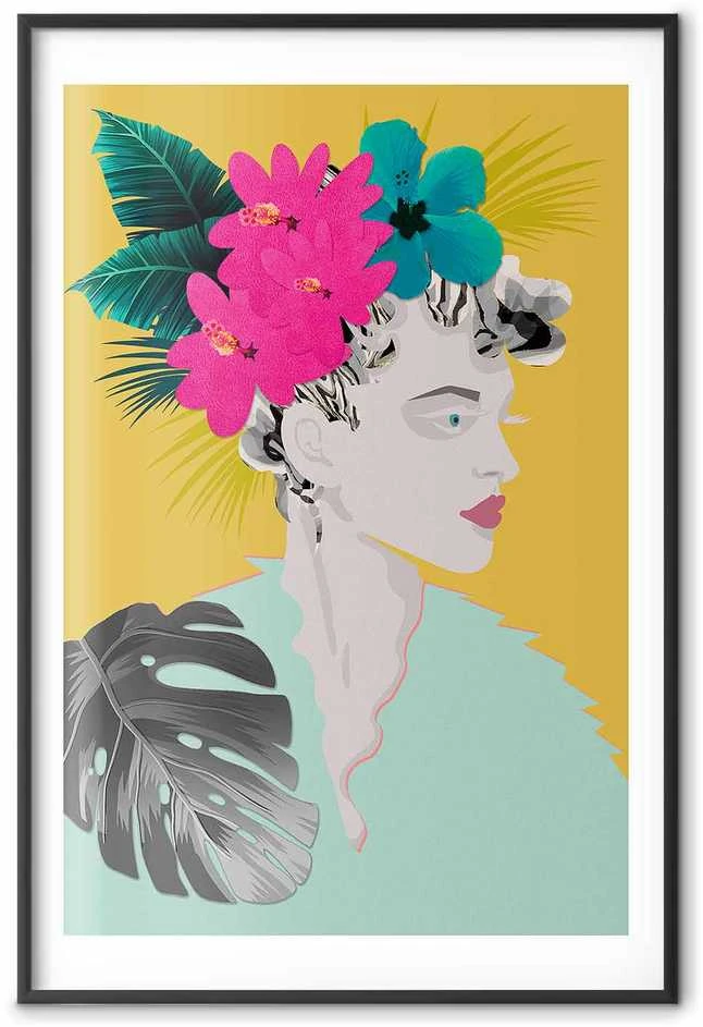 Artgeist Plakatas - Flowers in the Hair