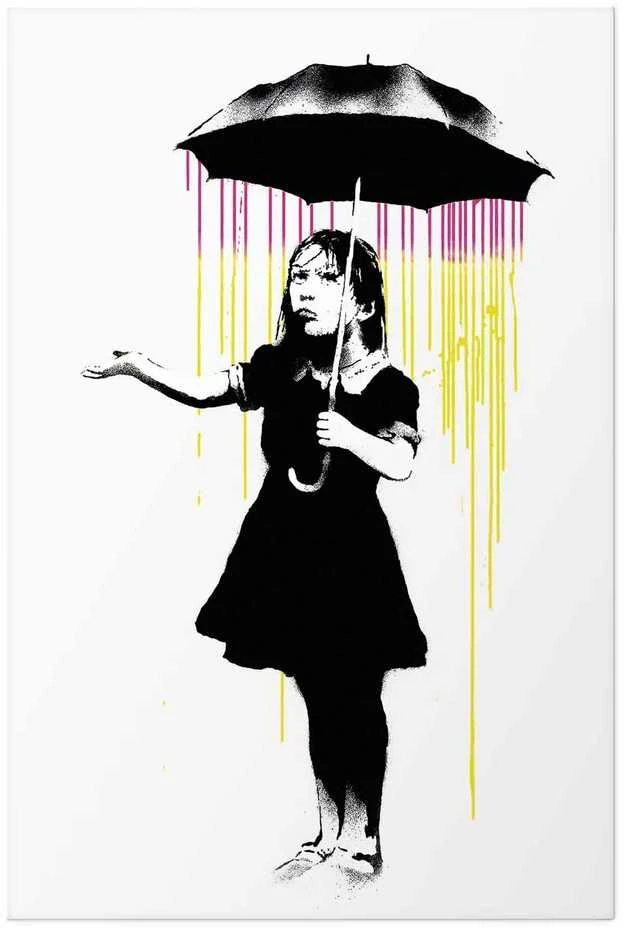 Artgeist Plakatas - Girl with an Umbrella