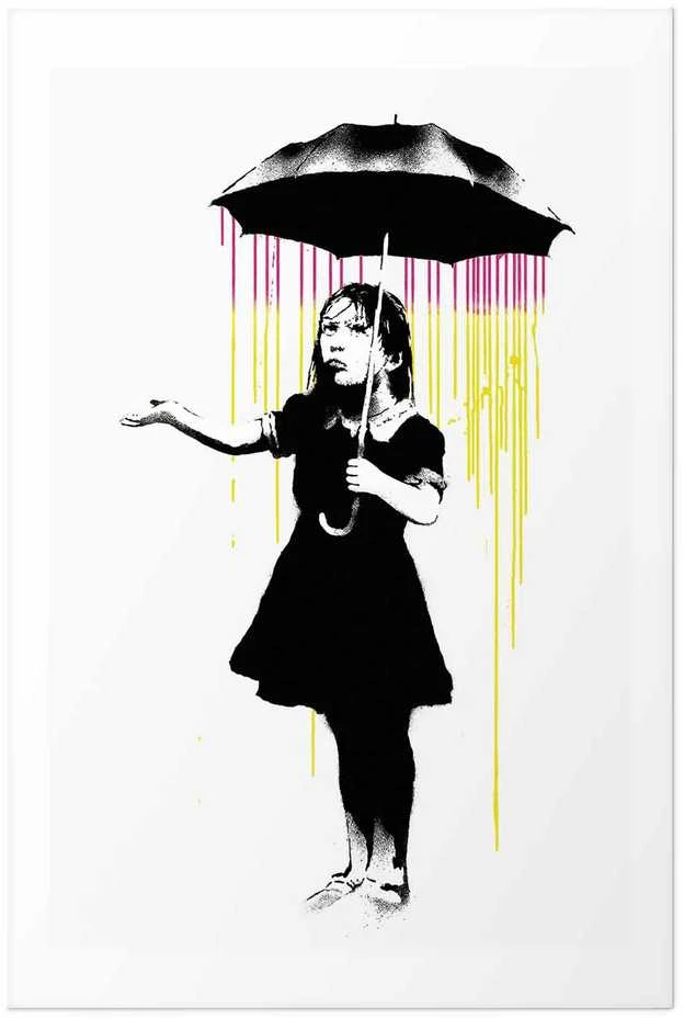 Artgeist Plakatas - Girl with an Umbrella