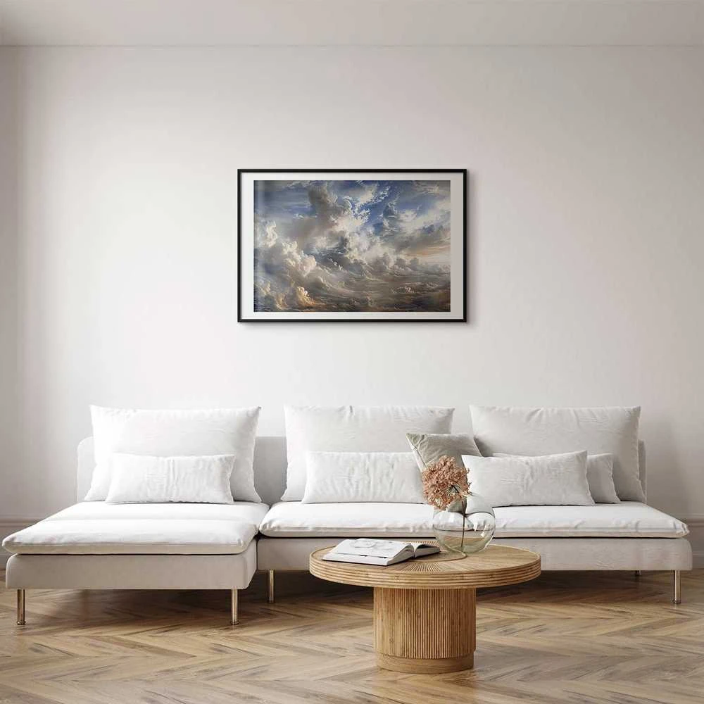 Artgeist Plakatas - Golden Reflections on Clouds Announcing Dusk