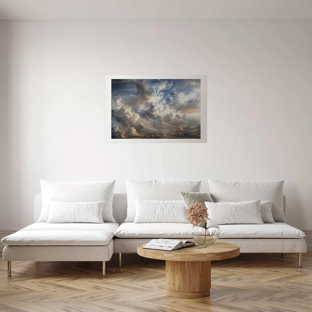 Artgeist Plakatas - Golden Reflections on Clouds Announcing Dusk