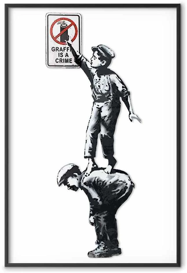Artgeist Plakatas - Graffiti is a Crime