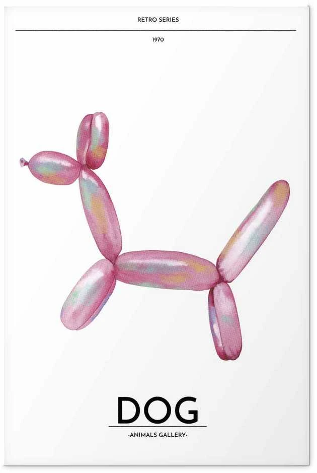 Artgeist Plakatas - Holo-Dog - Colorful Retro Dog