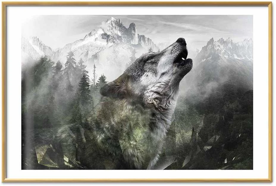 Artgeist Plakatas - Howling Wolf