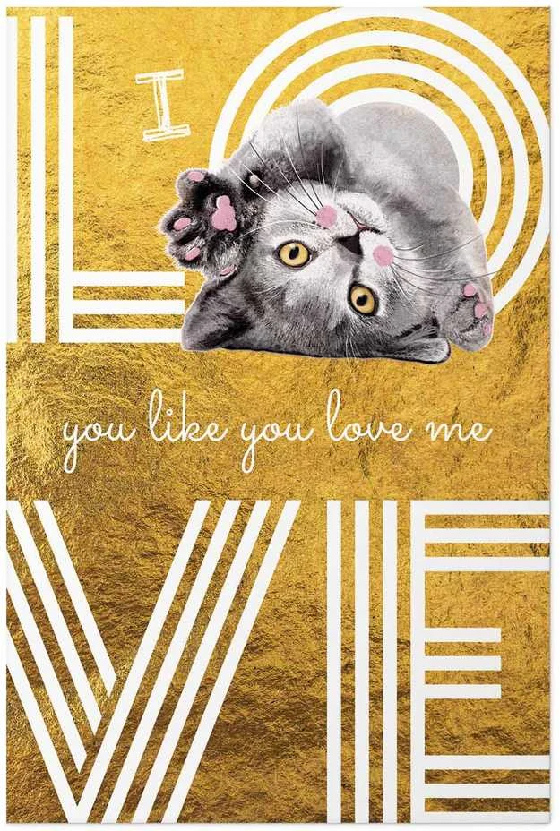 Artgeist Plakatas - I Love You Like You Love Me
