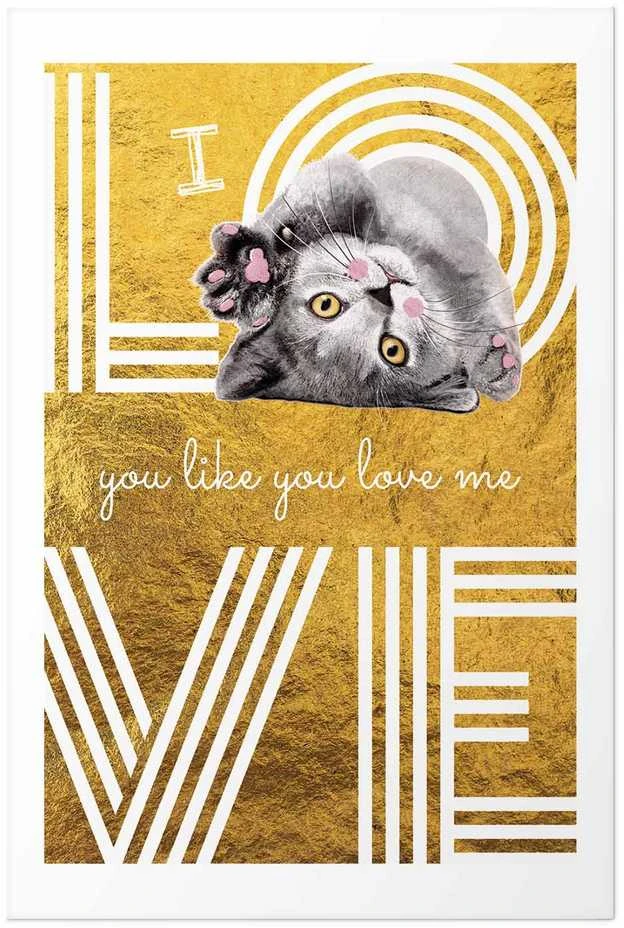 Artgeist Plakatas - I Love You Like You Love Me