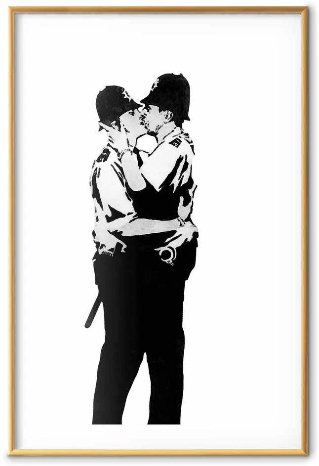 Artgeist Plakatas - Kissing Coppers
