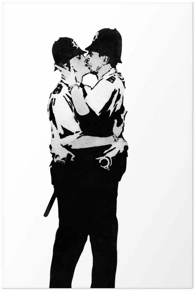 Artgeist Plakatas - Kissing Coppers