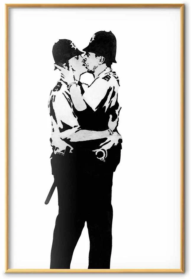 Artgeist Plakatas - Kissing Coppers
