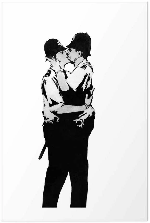 Artgeist Plakatas - Kissing Coppers