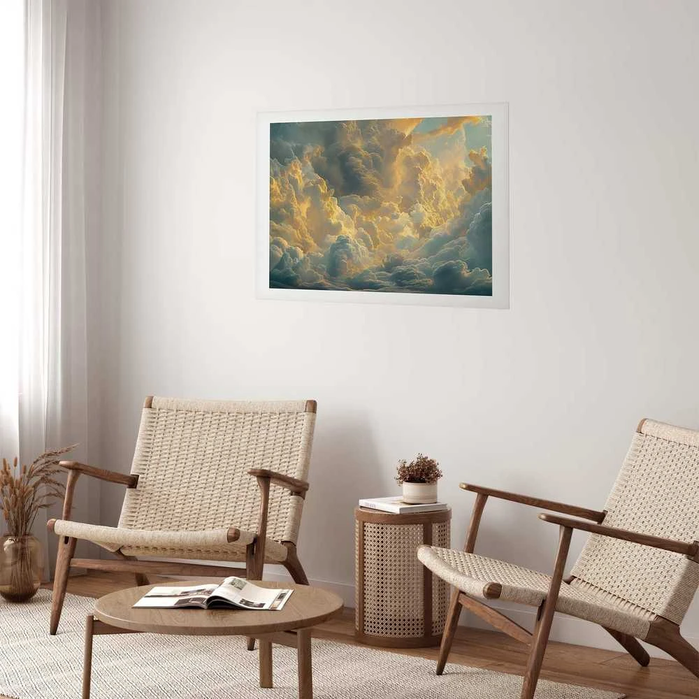Artgeist Plakatas - Last Breath of the Day: Clouds Illuminated by Evening Glow