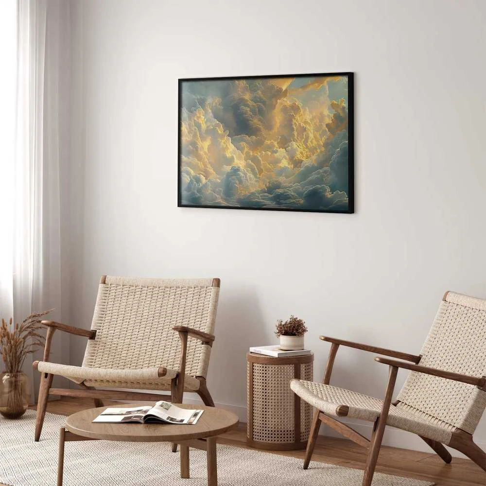 Artgeist Plakatas - Last Breath of the Day: Clouds Illuminated by Evening Glow