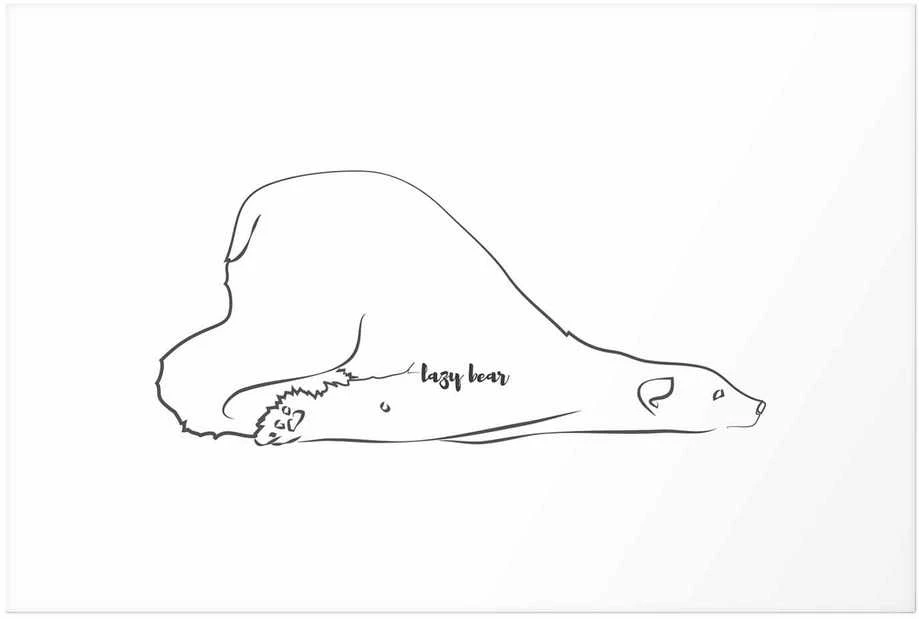 Artgeist Plakatas - Lazy Bear