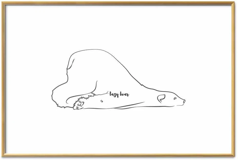 Artgeist Plakatas - Lazy Bear