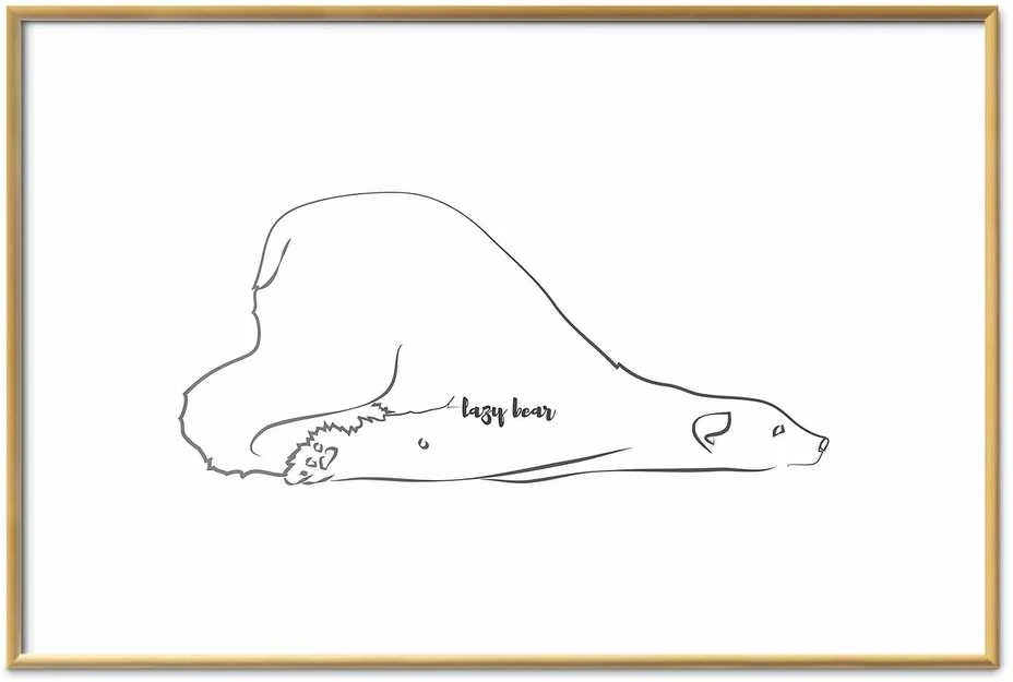 Artgeist Plakatas - Lazy Bear