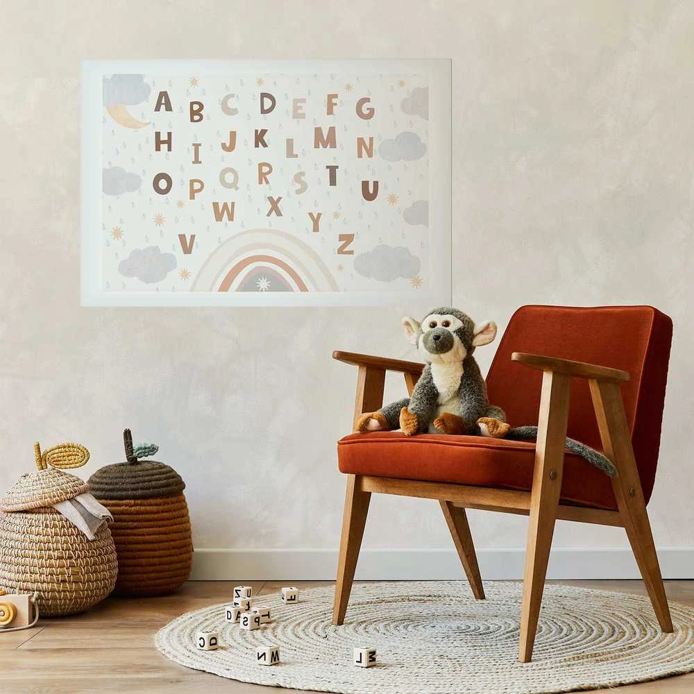 Artgeist Plakatas - Letters in Muted Colors