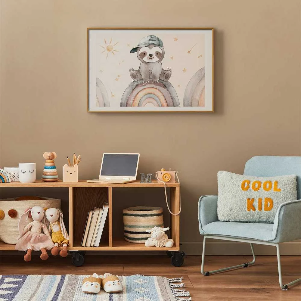 Artgeist Plakatas - Little Animal Among Stars and Rainbows