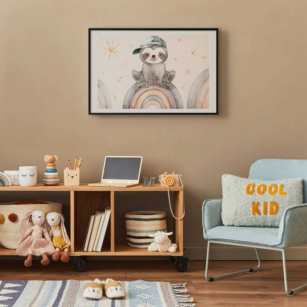 Artgeist Plakatas - Little Animal Among Stars and Rainbows
