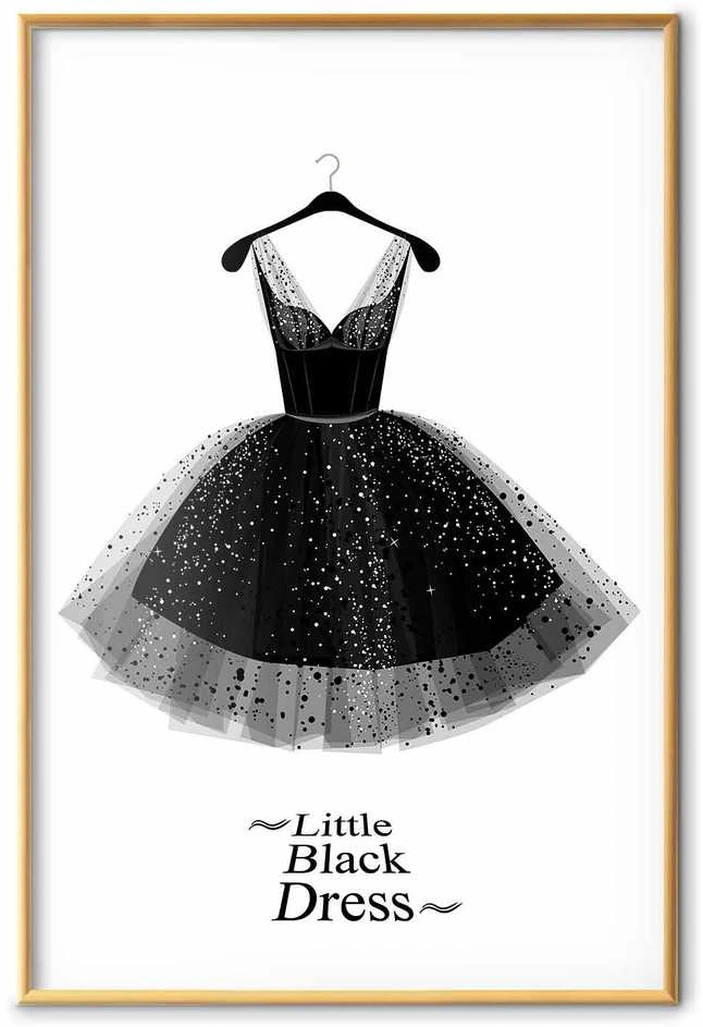 Artgeist Plakatas - Little Juodas Dress
