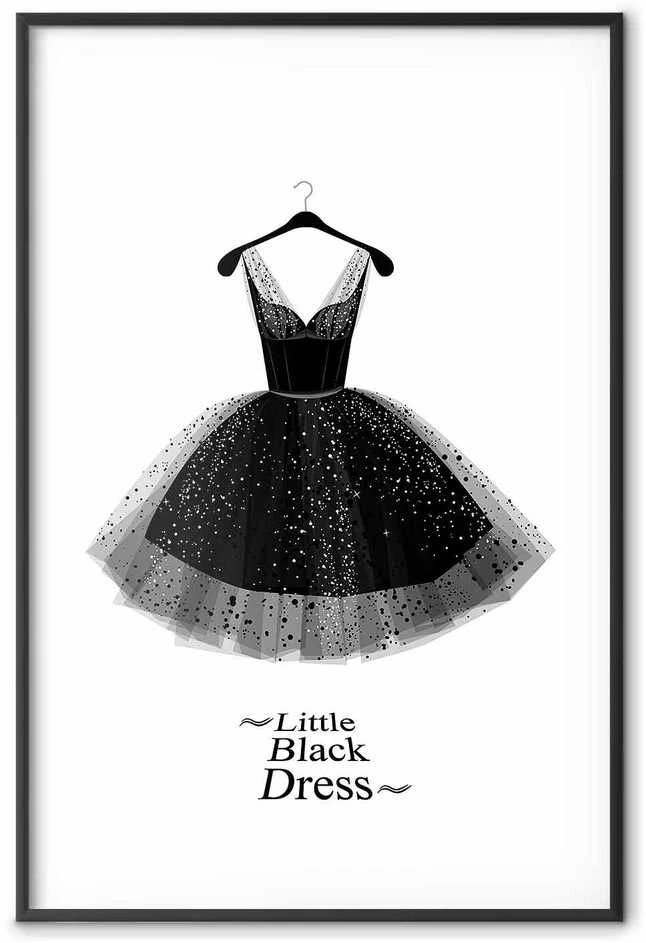 Artgeist Plakatas - Little Juodas Dress