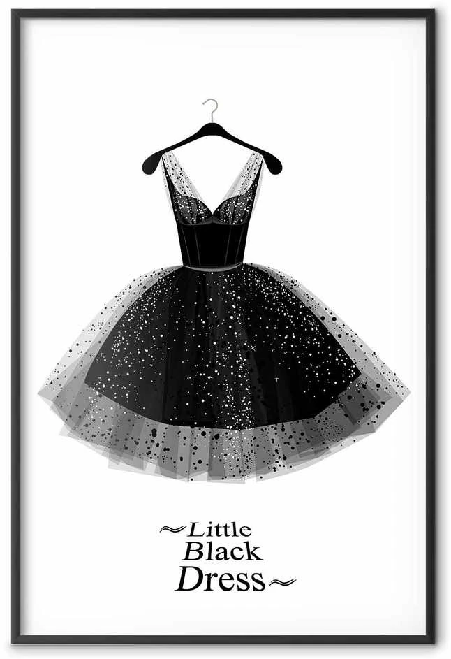 Artgeist Plakatas - Little Juodas Dress