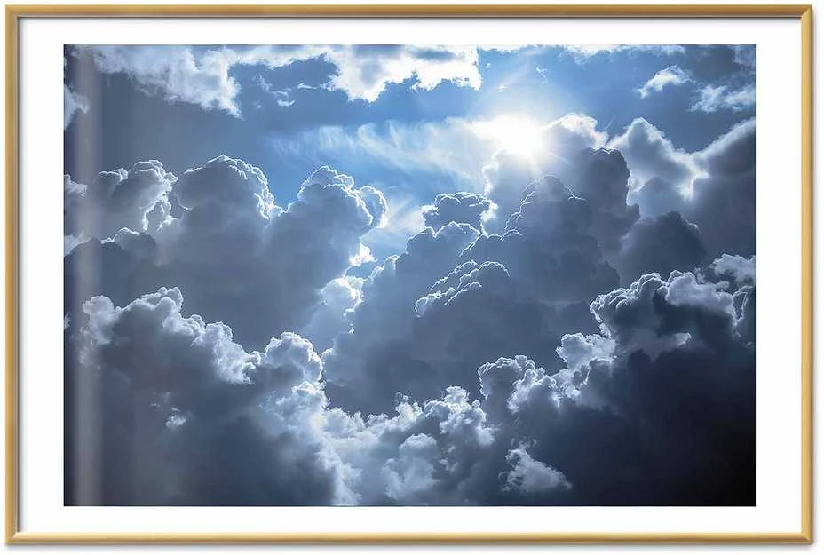 Artgeist Plakatas - Lively Scene: The Sun Battling the Clouds