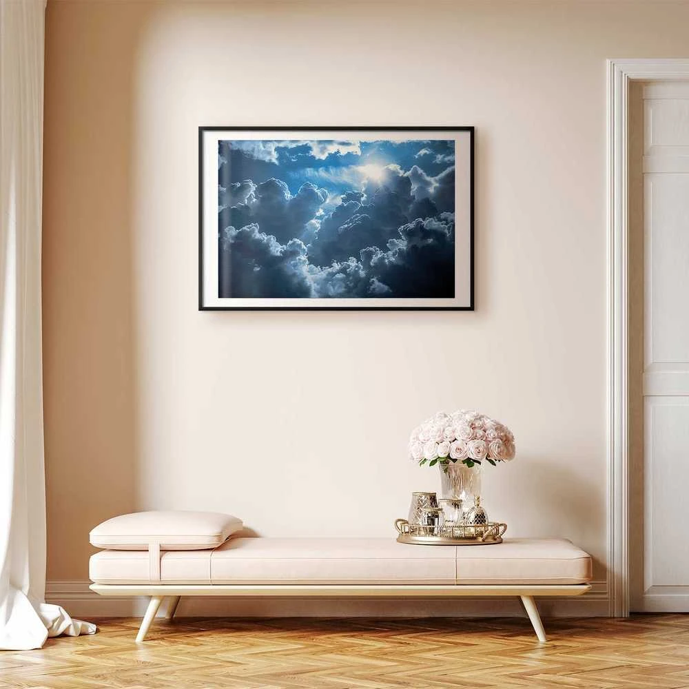Artgeist Plakatas - Lively Scene: The Sun Battling the Clouds
