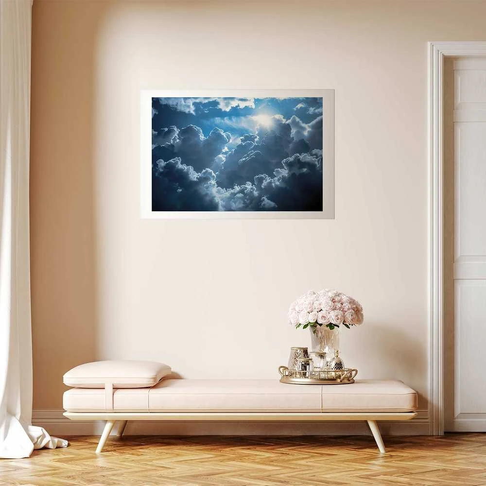 Artgeist Plakatas - Lively Scene: The Sun Battling the Clouds