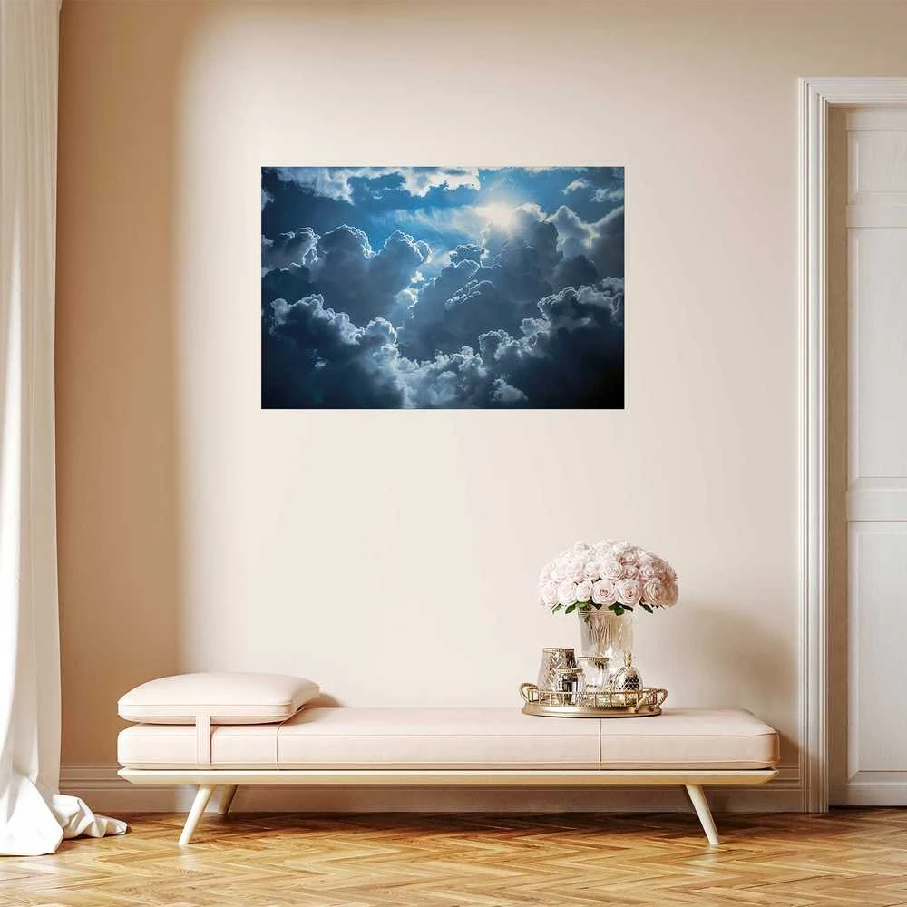 Artgeist Plakatas - Lively Scene: The Sun Battling the Clouds