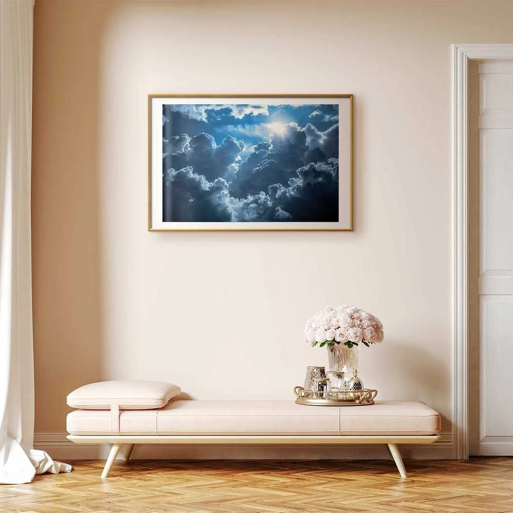 Artgeist Plakatas - Lively Scene: The Sun Battling the Clouds