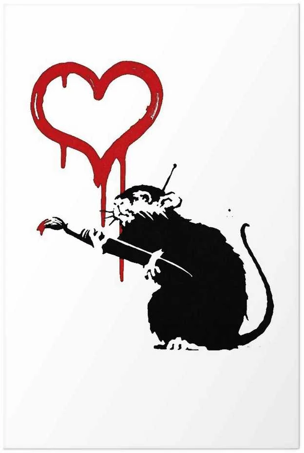 Artgeist Plakatas - Love Rat