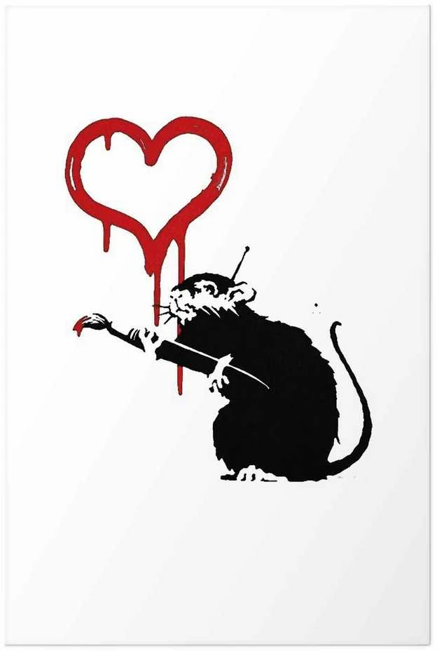Artgeist Plakatas - Love Rat