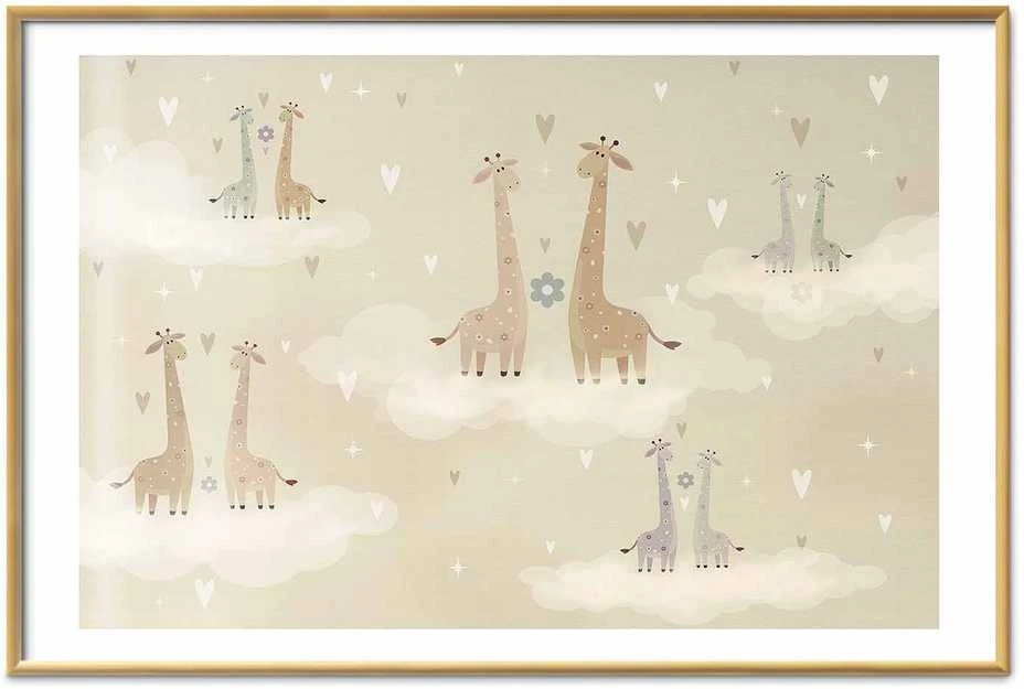 Artgeist Plakatas - Loving Giraffes