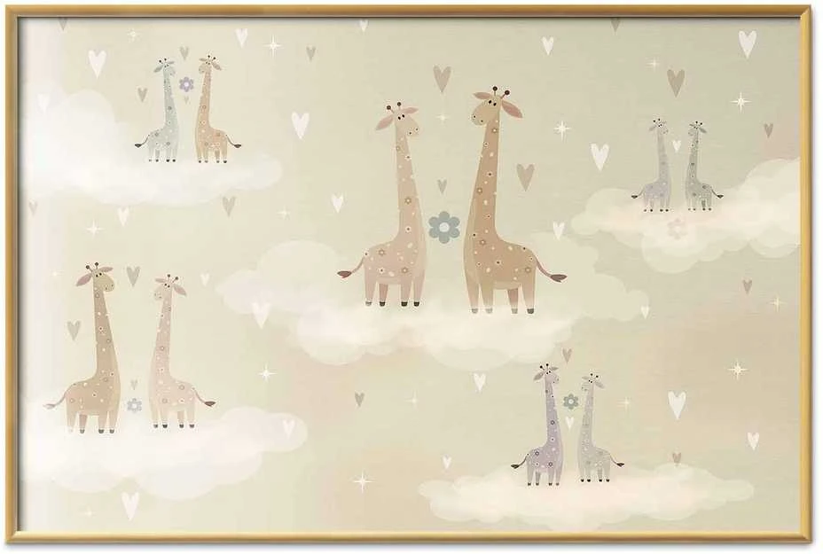 Artgeist Plakatas - Loving Giraffes