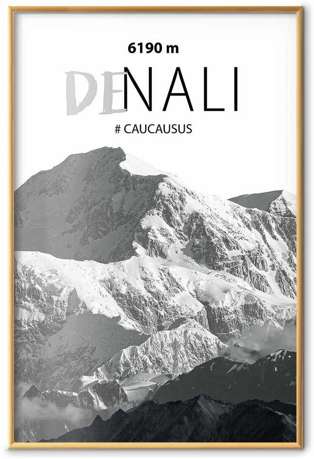 Artgeist Plakatas - Majestic mountain peak Denali mountain crown mountain landscape