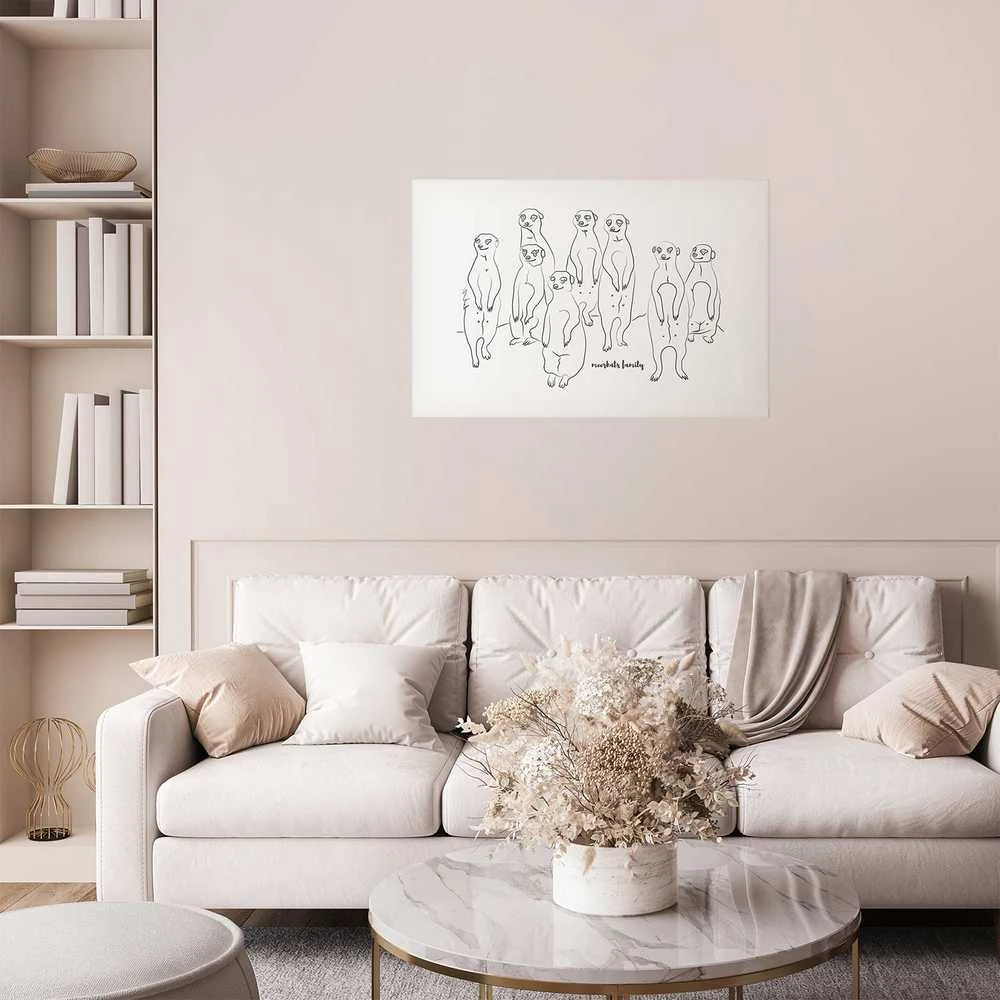 Artgeist Plakatas - Meerkat Family