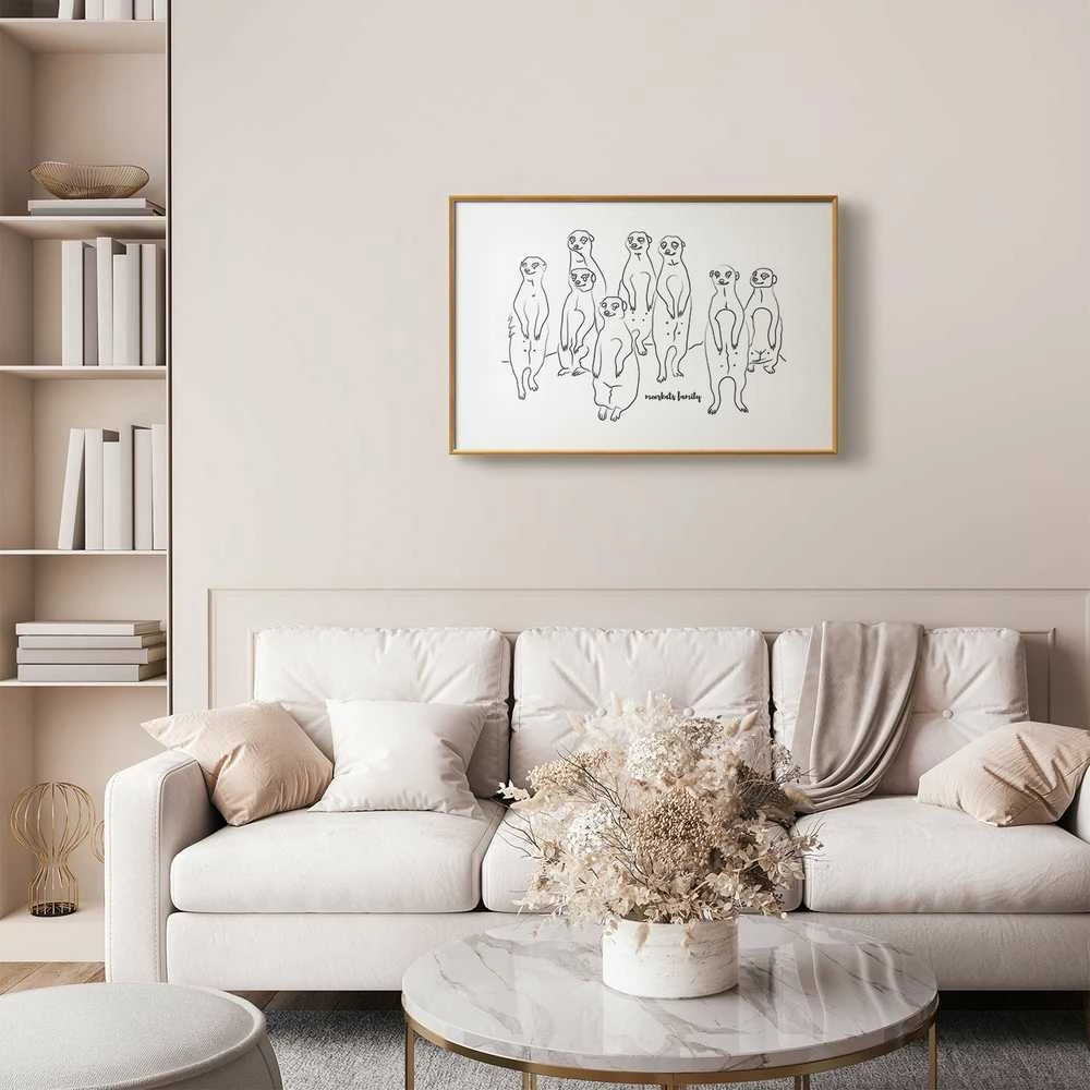 Artgeist Plakatas - Meerkat Family