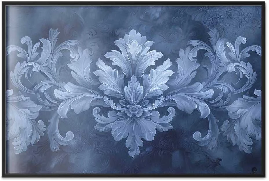Artgeist Plakatas - Mėlyna Ornament in Cool Shades