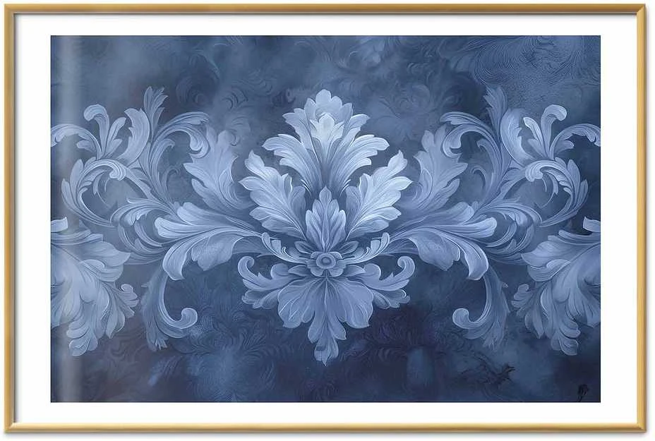 Artgeist Plakatas - Mėlyna Ornament in Cool Shades