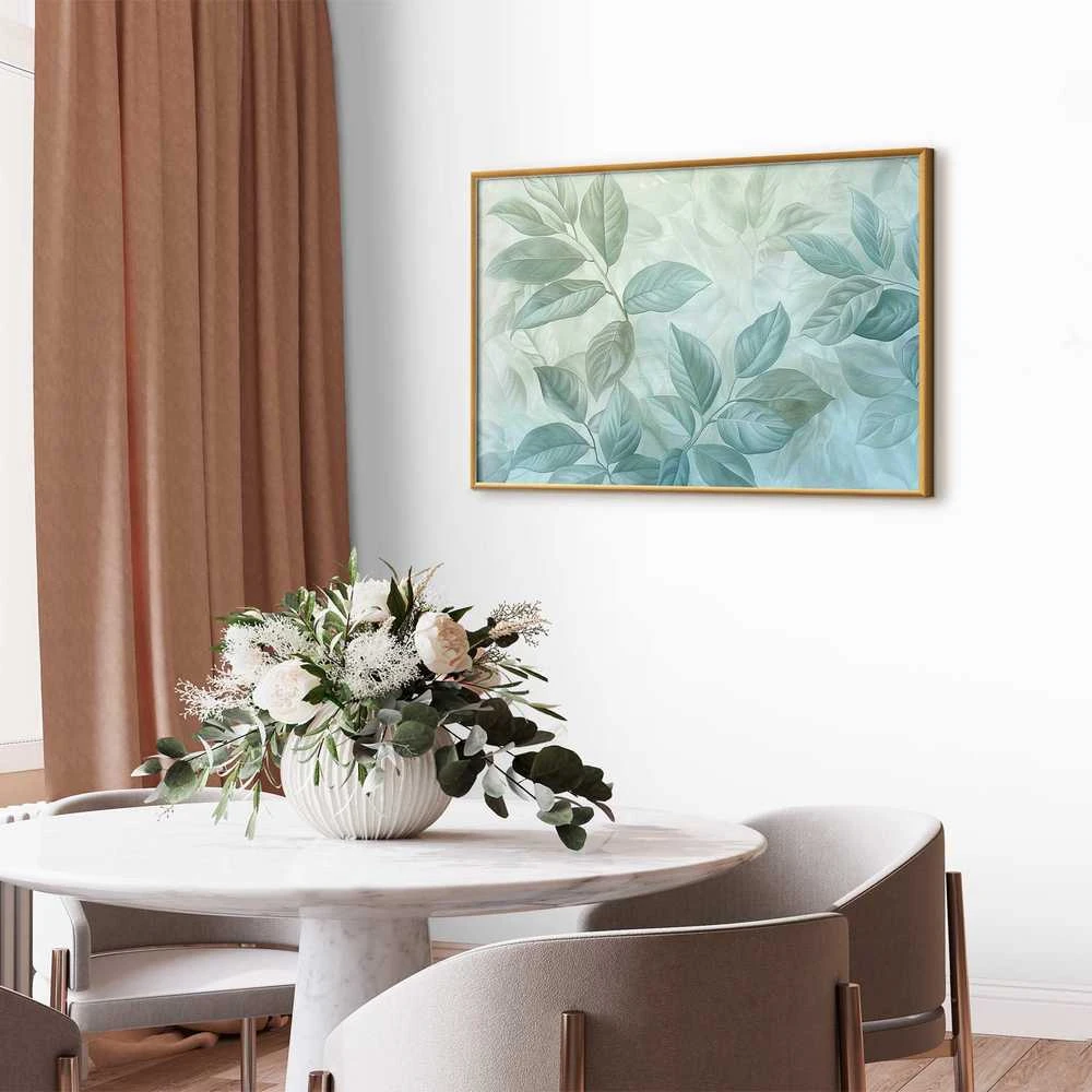Artgeist Plakatas - Mint Leaves - large botanical motif
