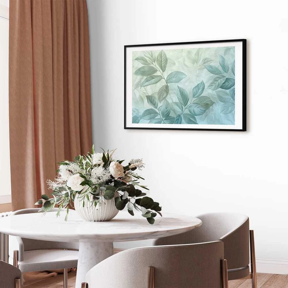 Artgeist Plakatas - Mint Leaves - large botanical motif