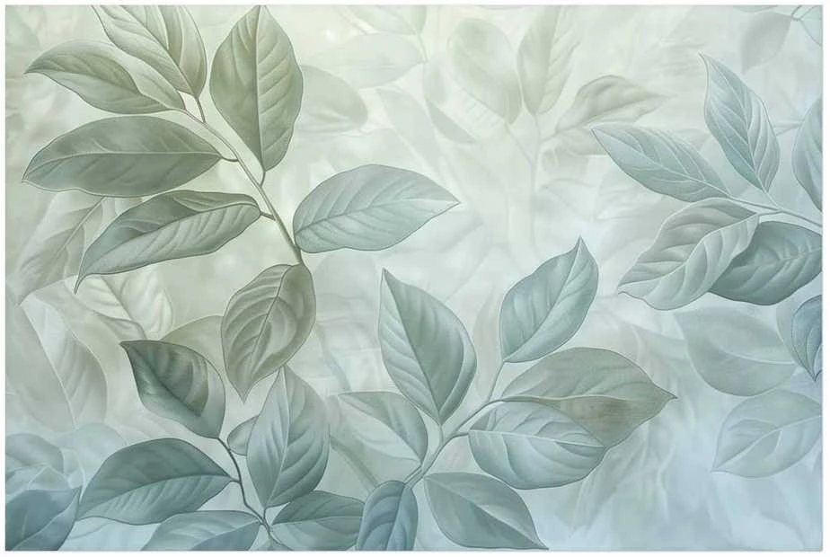 Artgeist Plakatas - Mint Leaves - large botanical motif