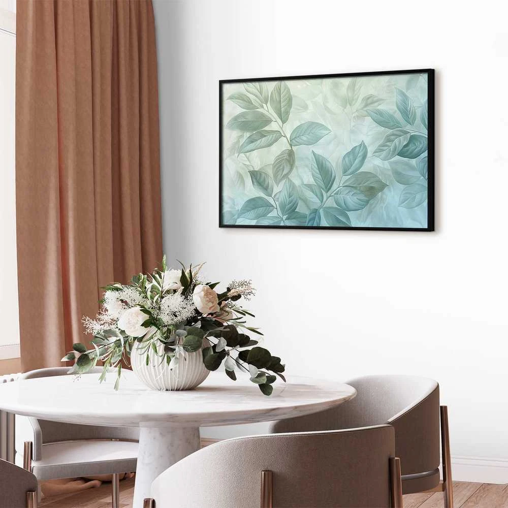 Artgeist Plakatas - Mint Leaves - large botanical motif