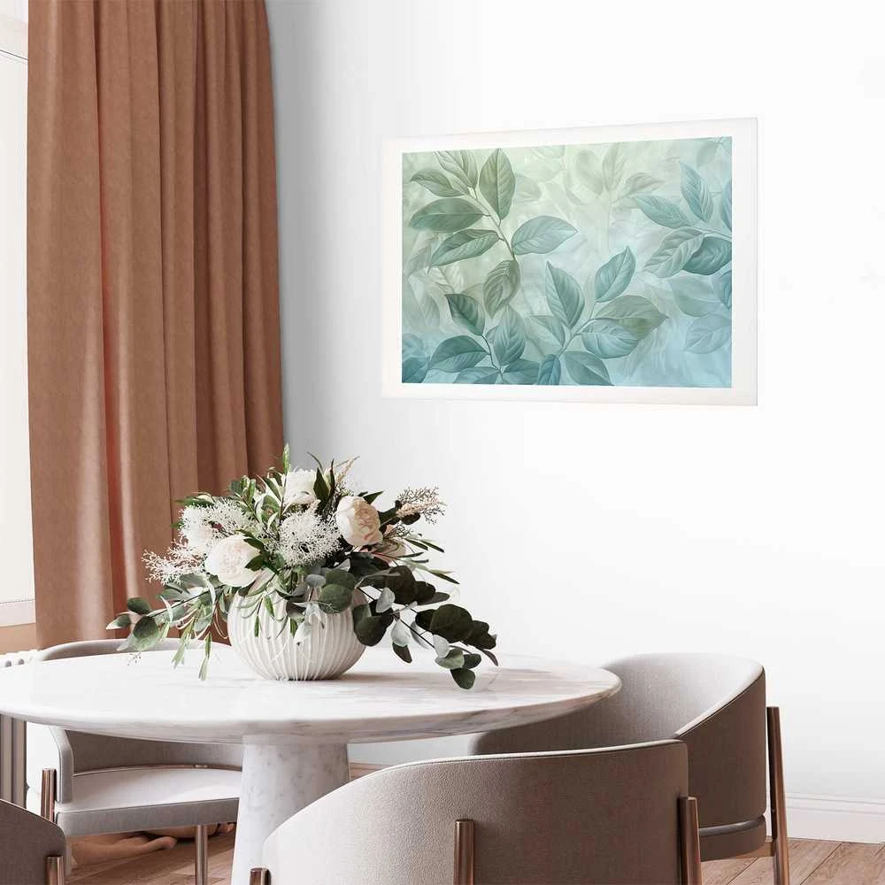 Artgeist Plakatas - Mint Leaves - large botanical motif