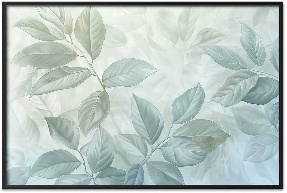 Artgeist Plakatas - Mint Leaves - large botanical motif