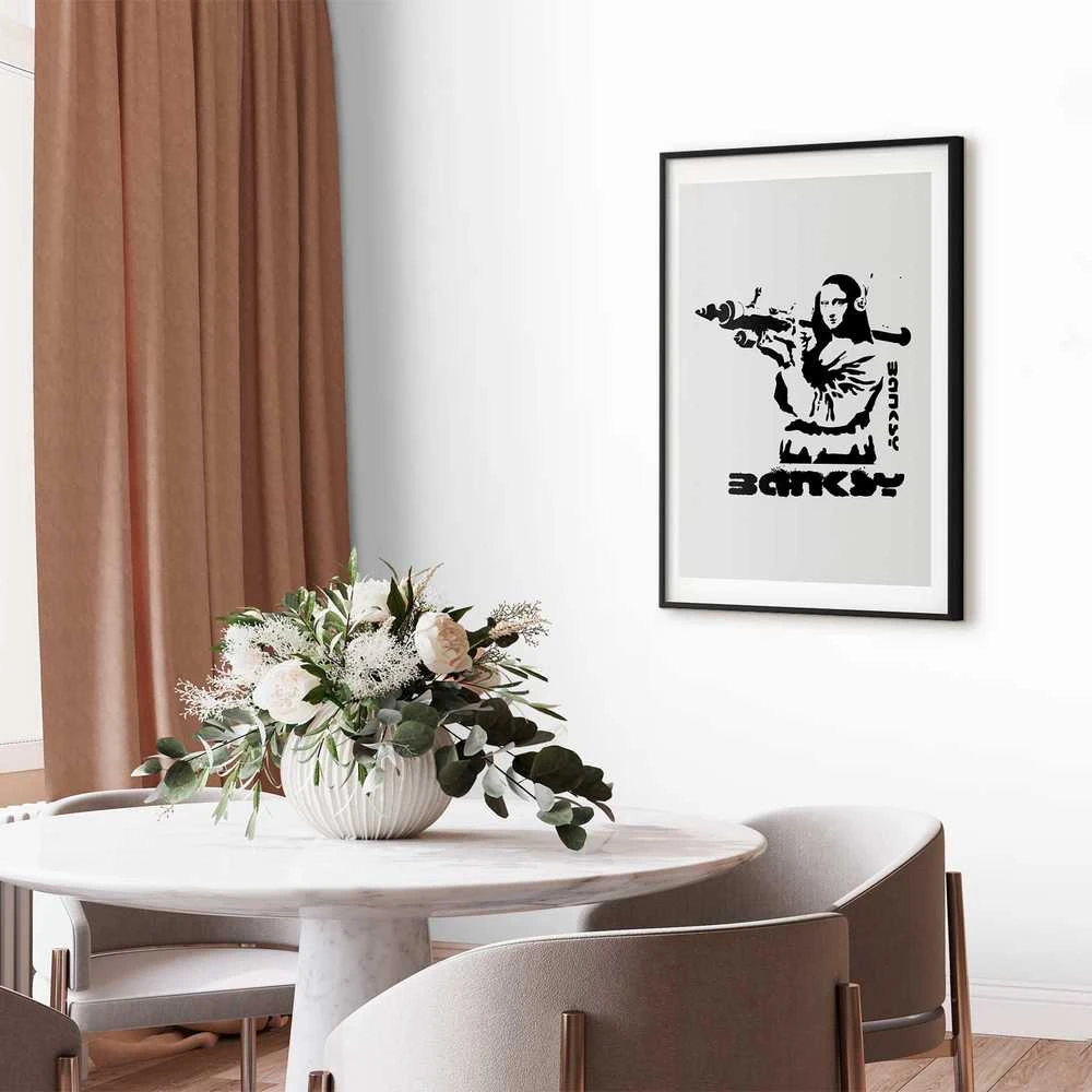 Artgeist Plakatas - Mona Lisa with a Bazooka