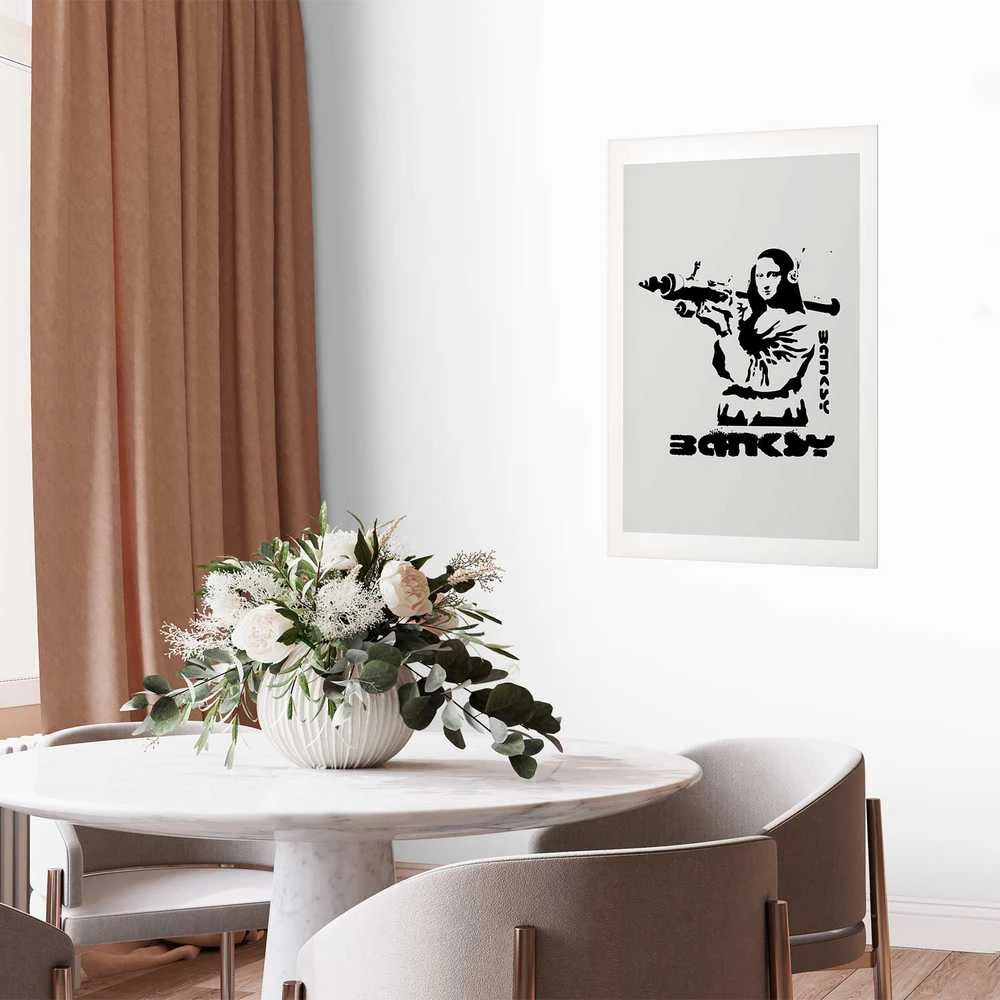Artgeist Plakatas - Mona Lisa with a Bazooka