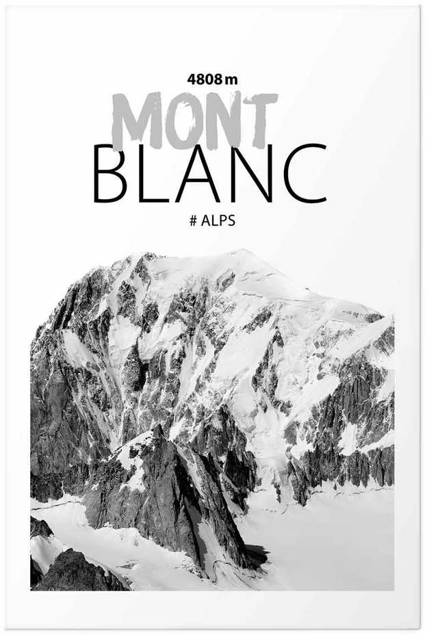 Artgeist Plakatas - Mont Blanc