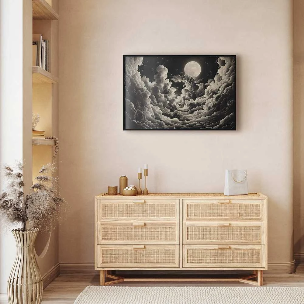 Artgeist Plakatas - Moon and Stars Singing Among the Great Clouds