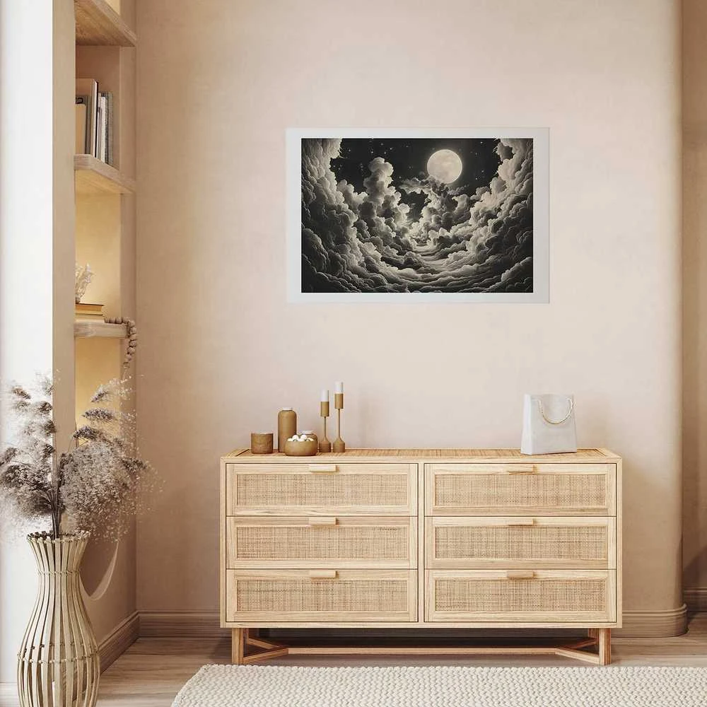 Artgeist Plakatas - Moon and Stars Singing Among the Great Clouds
